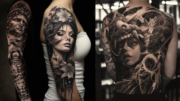 Realism tattoo examples by Order Tattoo